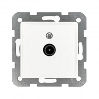 Розетка ТВ проходная 12dB мех. белая VIKO Linnera 90440060                                          